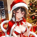 クリスマス蛇のお姉さん 2枚目