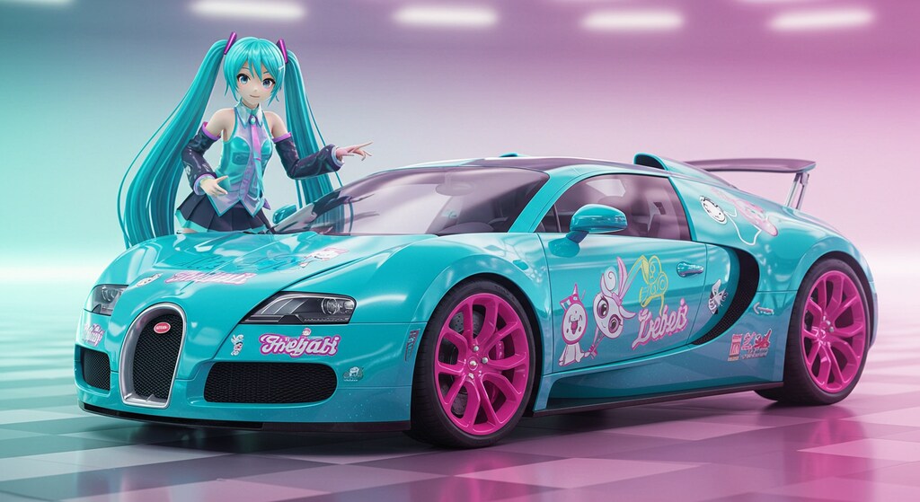 初音ミクとブガッティヴェイロン　リメイク版