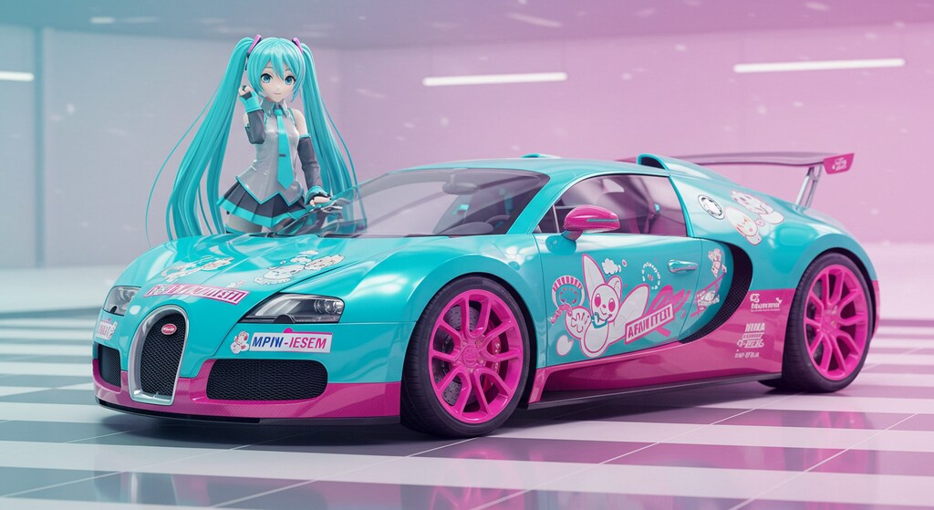 初音ミクとブガッティヴェイロン　リメイク版