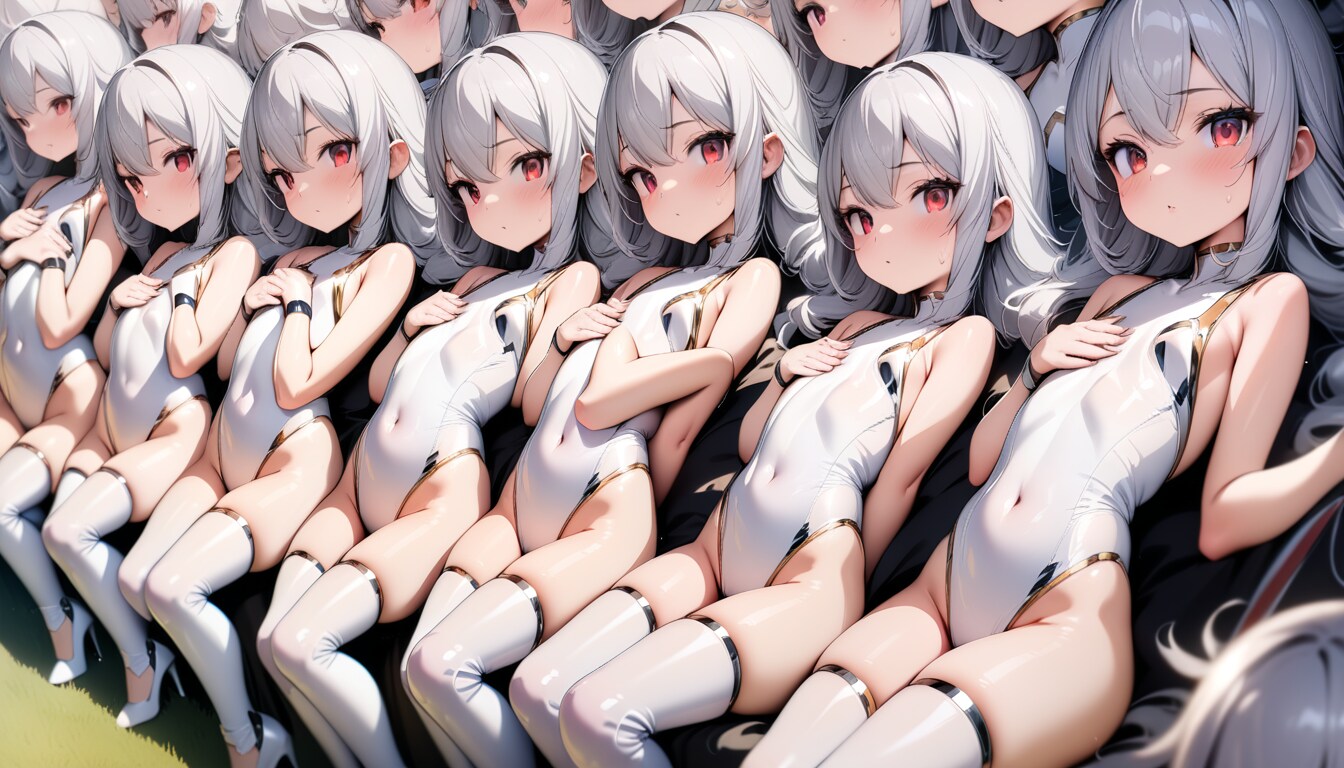 パドックに入り切らないRA9