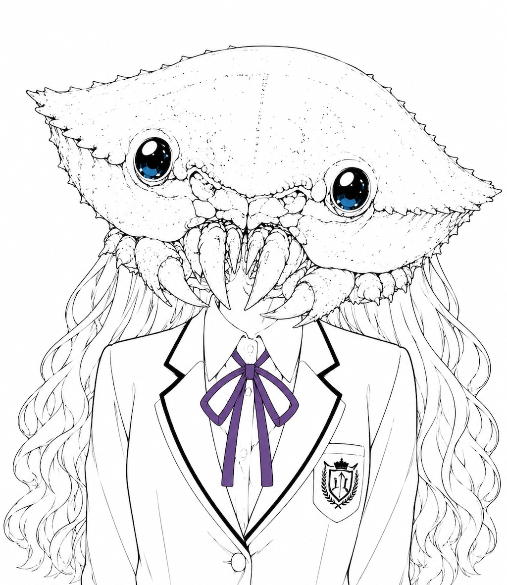 🦀カニの色にしか、  染められない‥‥