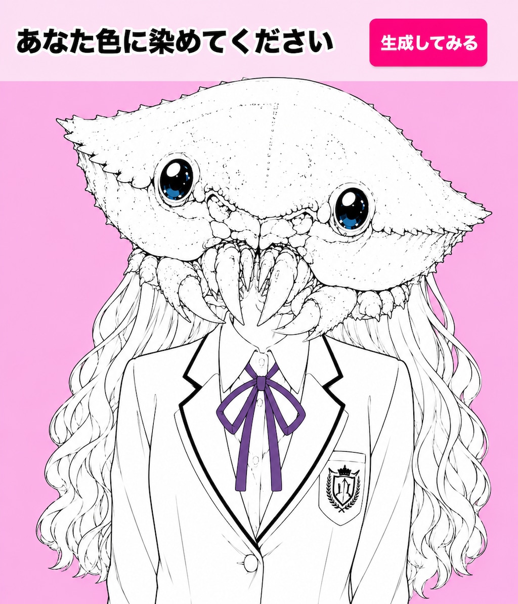 🦀カニの色にしか、  染められない‥‥