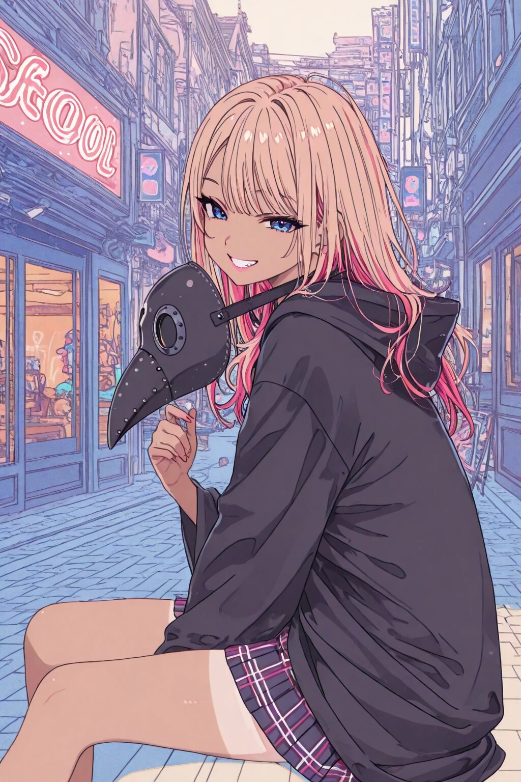 ギャル×ペストマスク