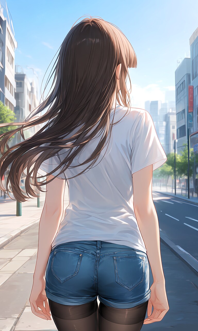 【うちの子】茶髪サラサラストレートの女の子の香り | の人気AIイラスト・グラビア