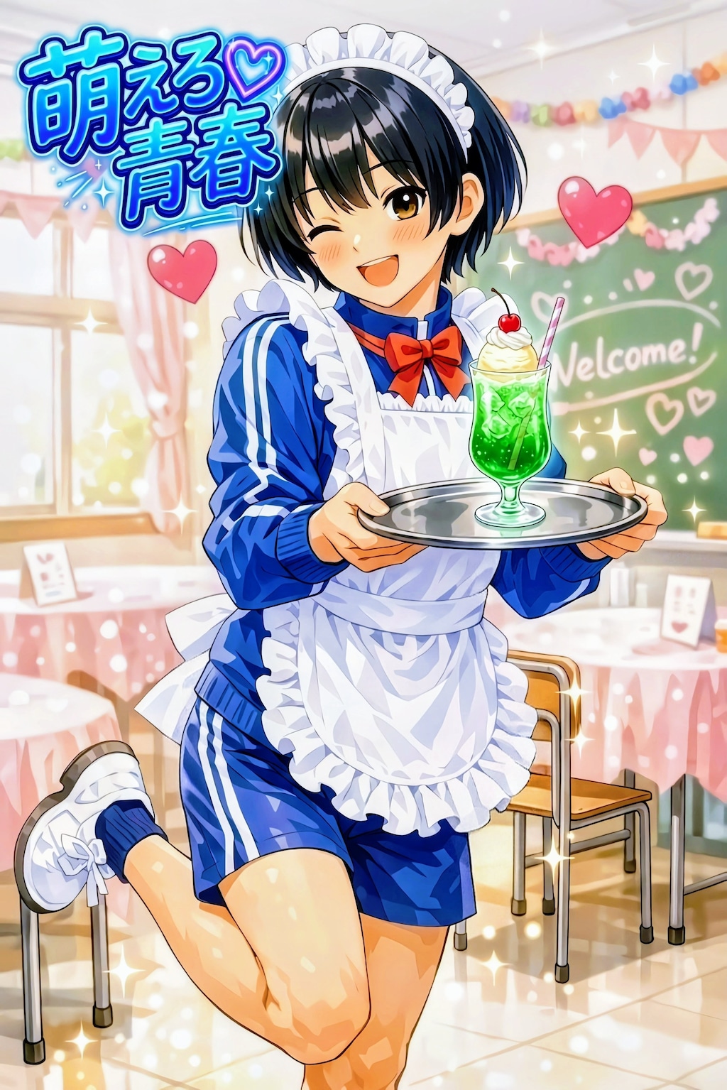 うちのクラスの出し物は男子メイド喫茶♡