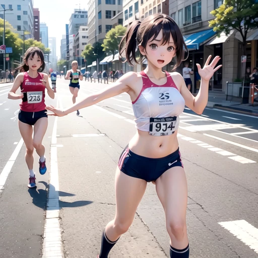 お兄ちゃん　ゴールの後の更衣室の近くまで迎えに来てねっ