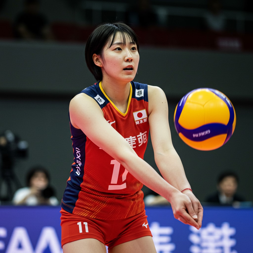 深夜のレシーブ習作