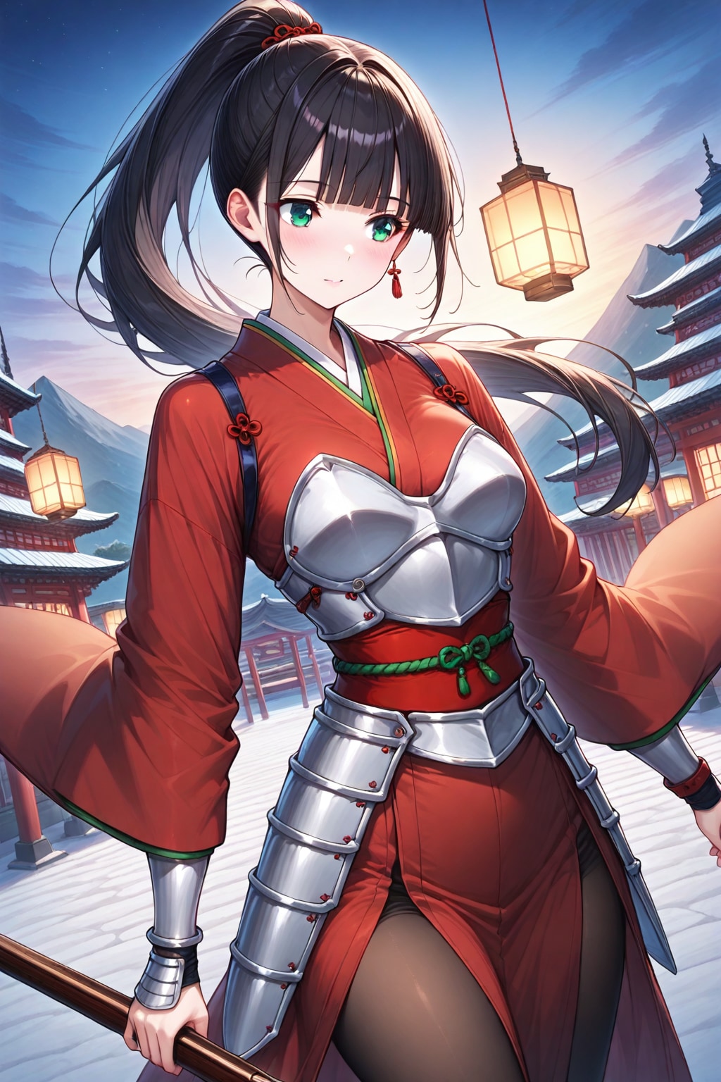 竹製和弓を持ってくれなかったので火縄銃を持った弓カオルさん