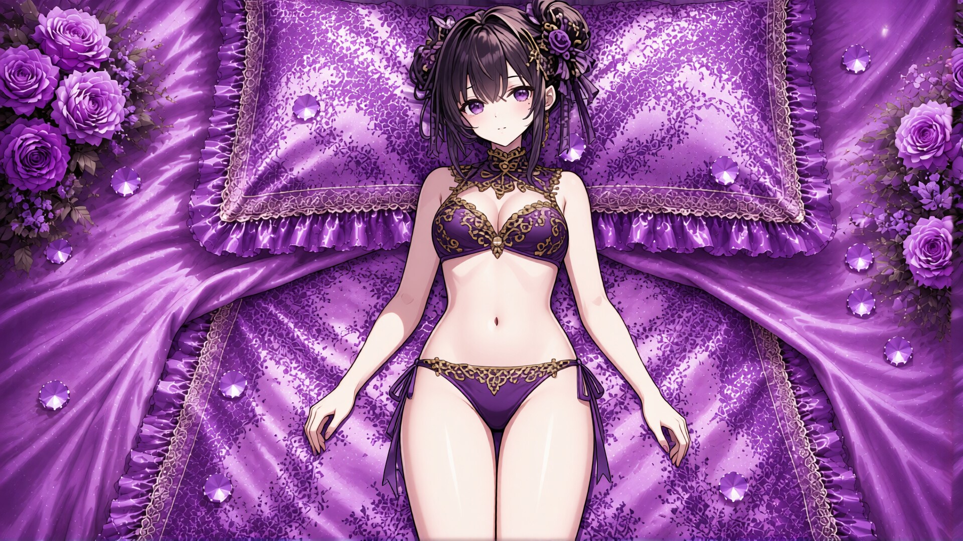 黒髪少女と水着　その5-1