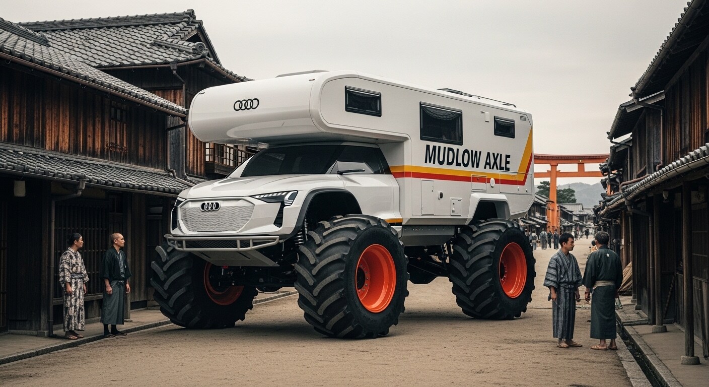 アウディビジョングランツーリスモキャンピングカーモンスター | の人気AIイラスト・グラビア