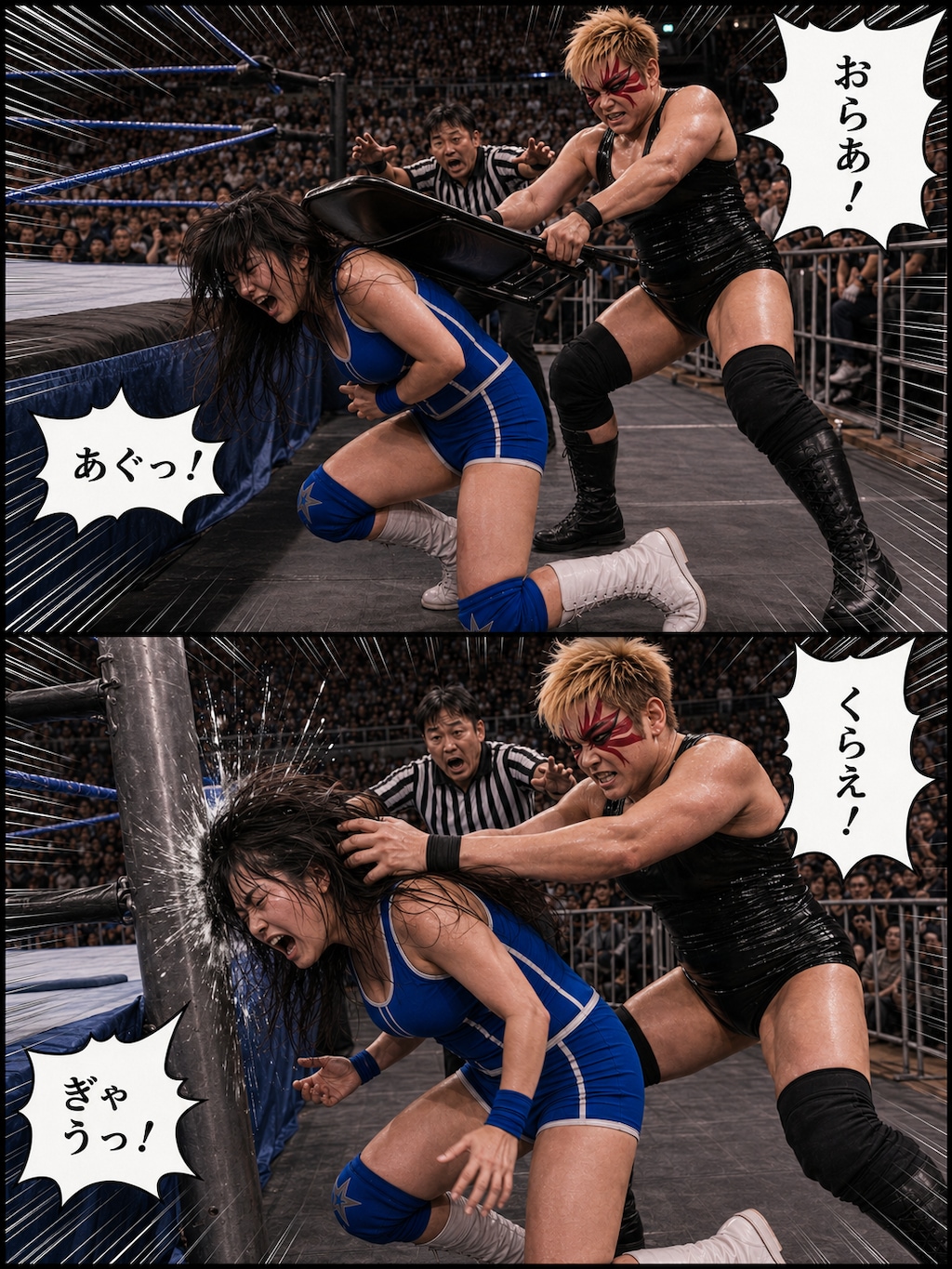 沙原美沙は圧倒される