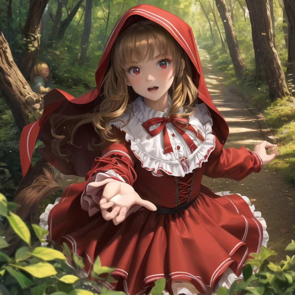 戦う赤ずきんちゃん