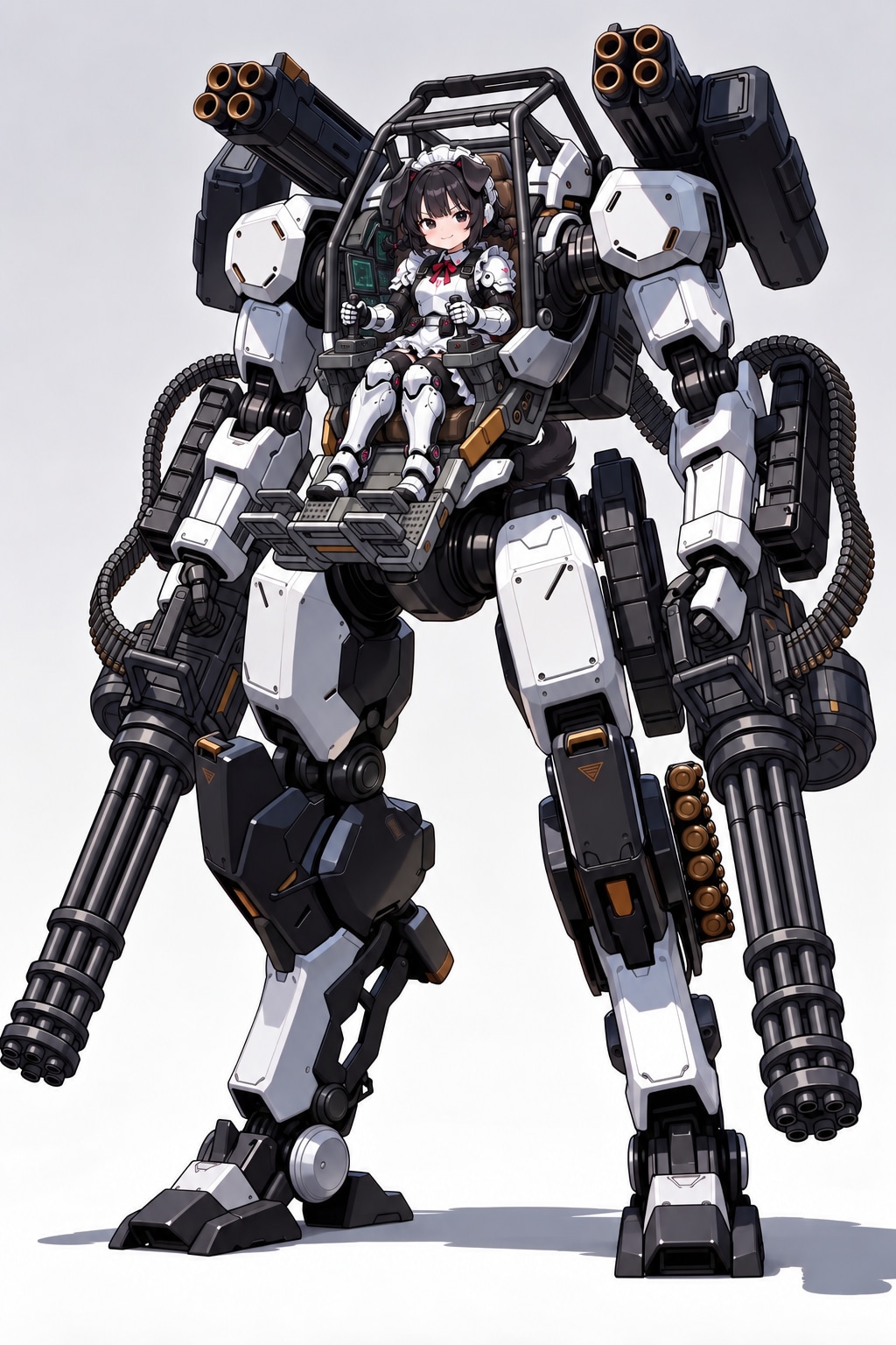 火力でお掃除するケモミミメイドさん