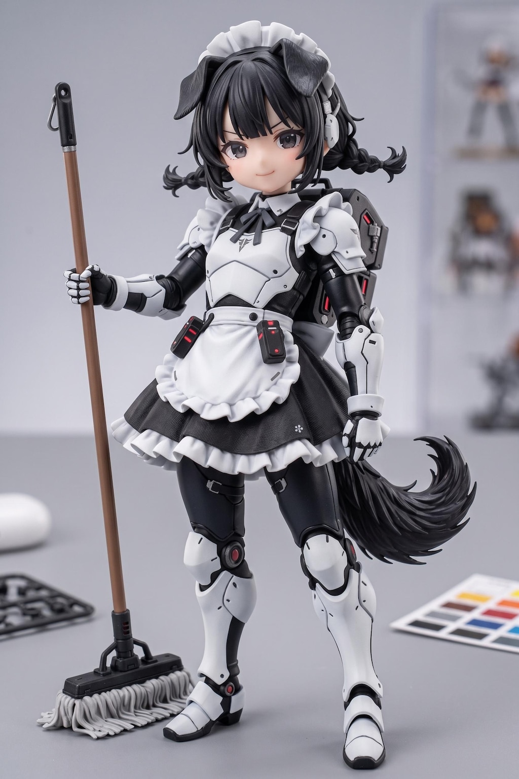火力でお掃除するケモミミメイドさん
