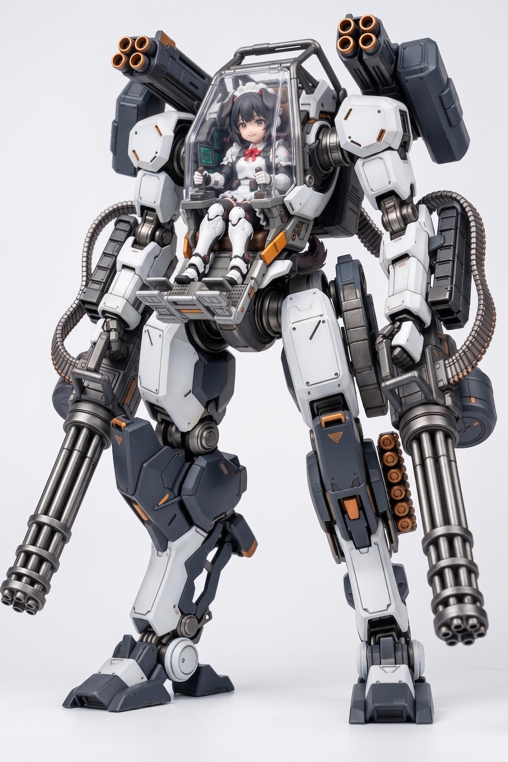 火力でお掃除するケモミミメイドさん