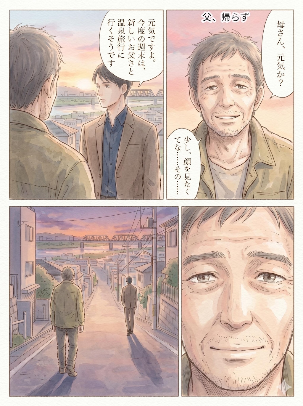 03【蔵出し】２ページマンガ集　★AI併用作品★
