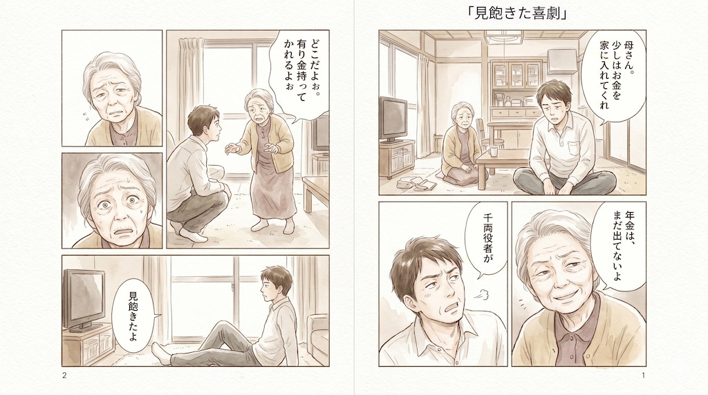 03【蔵出し】２ページマンガ集　★AI併用作品★