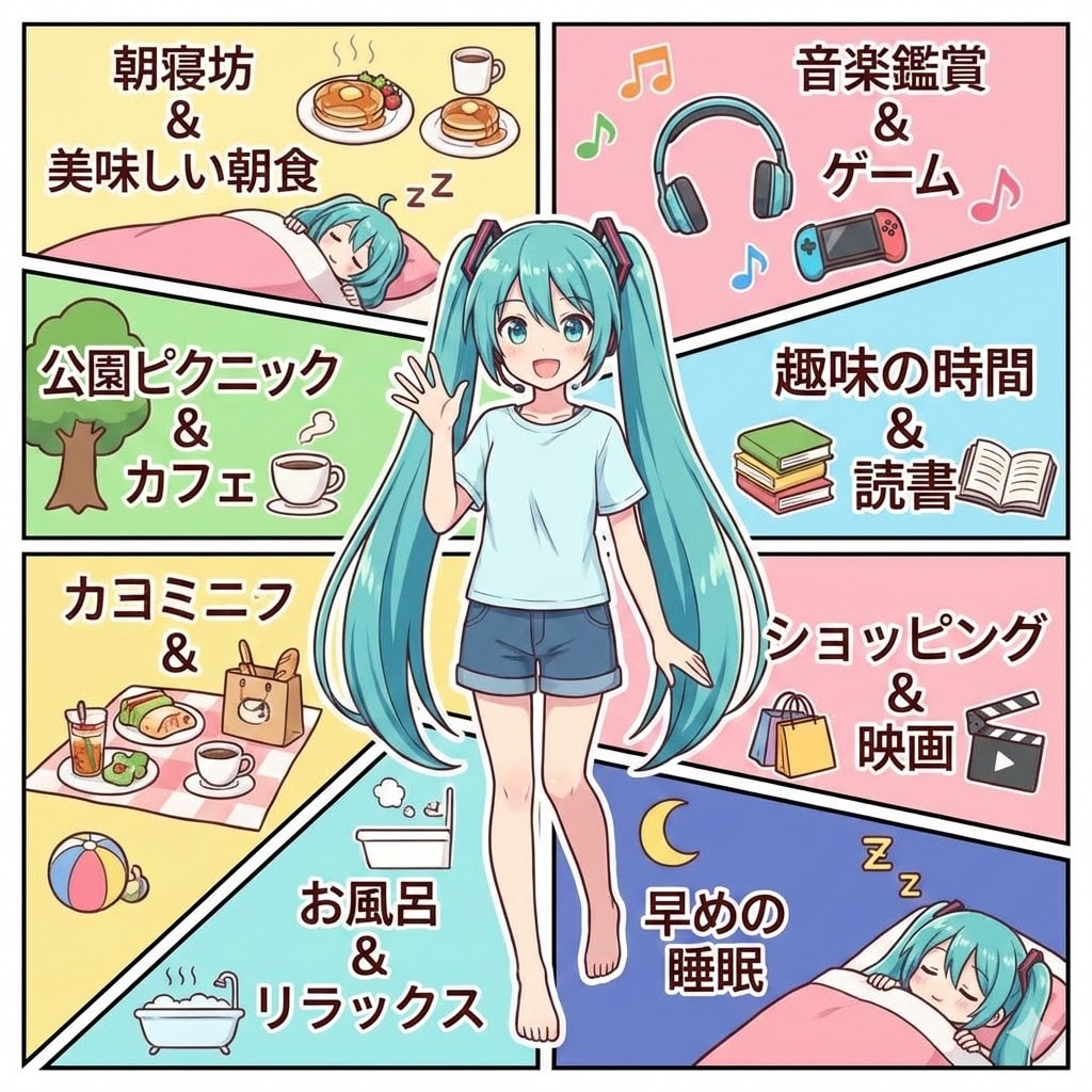 休日の過ごし方 | の人気AIイラスト・グラビア