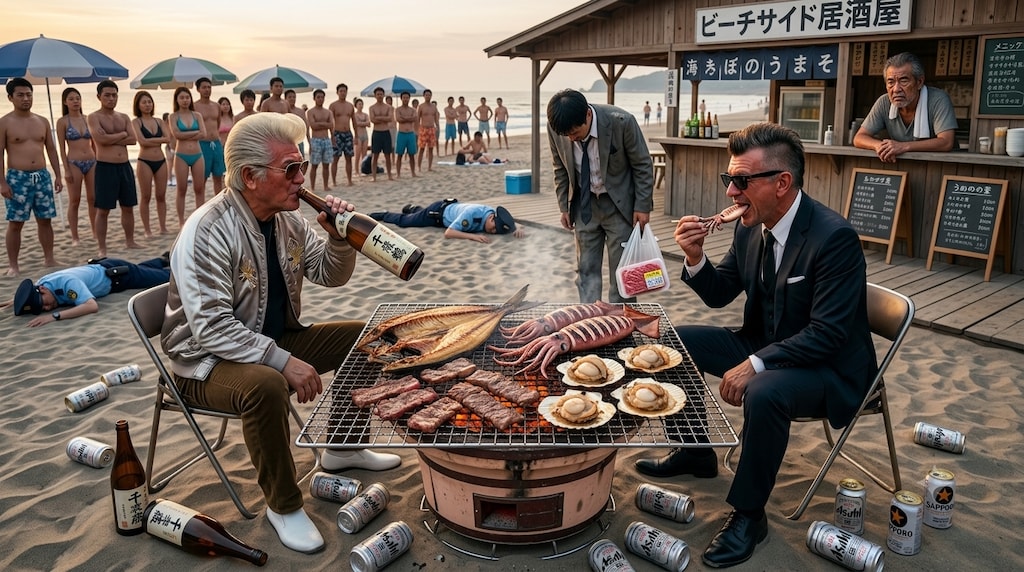 おはようございます😊続ビーチの迷惑人