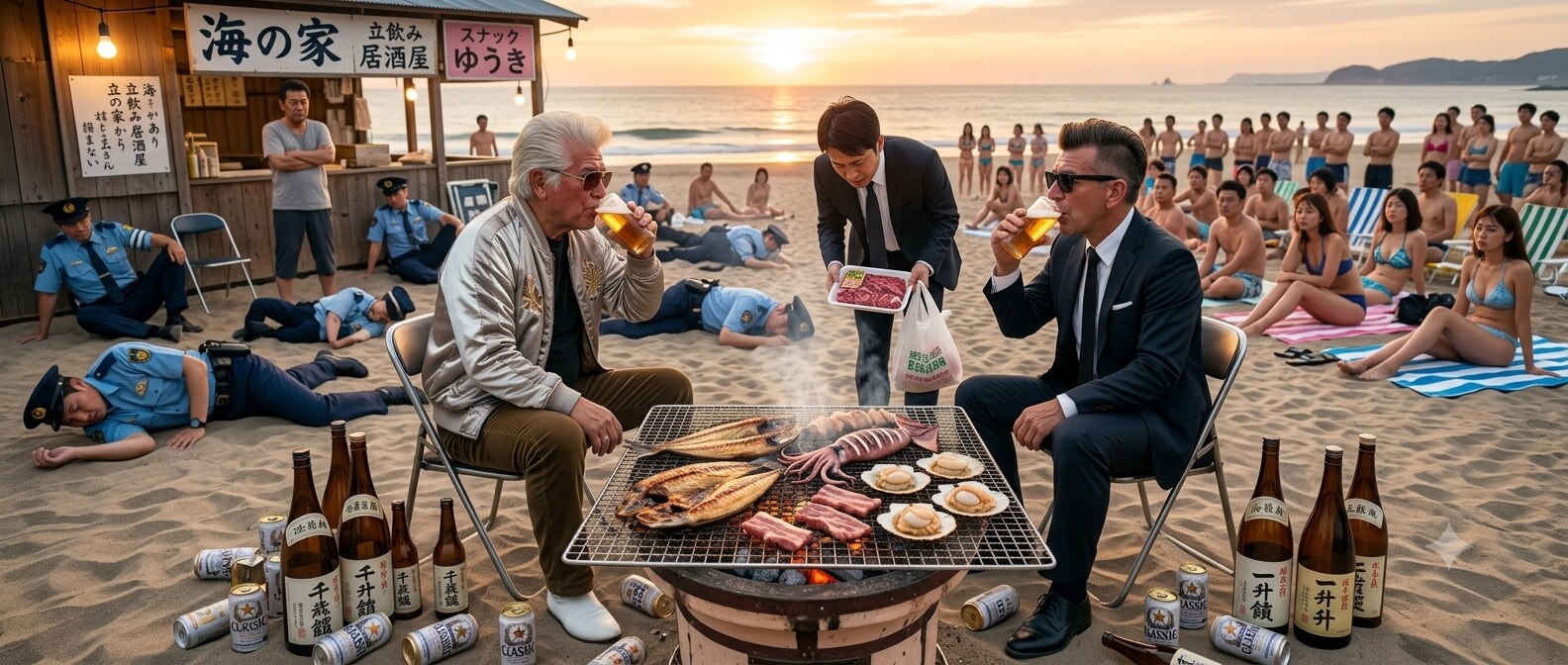 おはようございます😊続ビーチの迷惑人