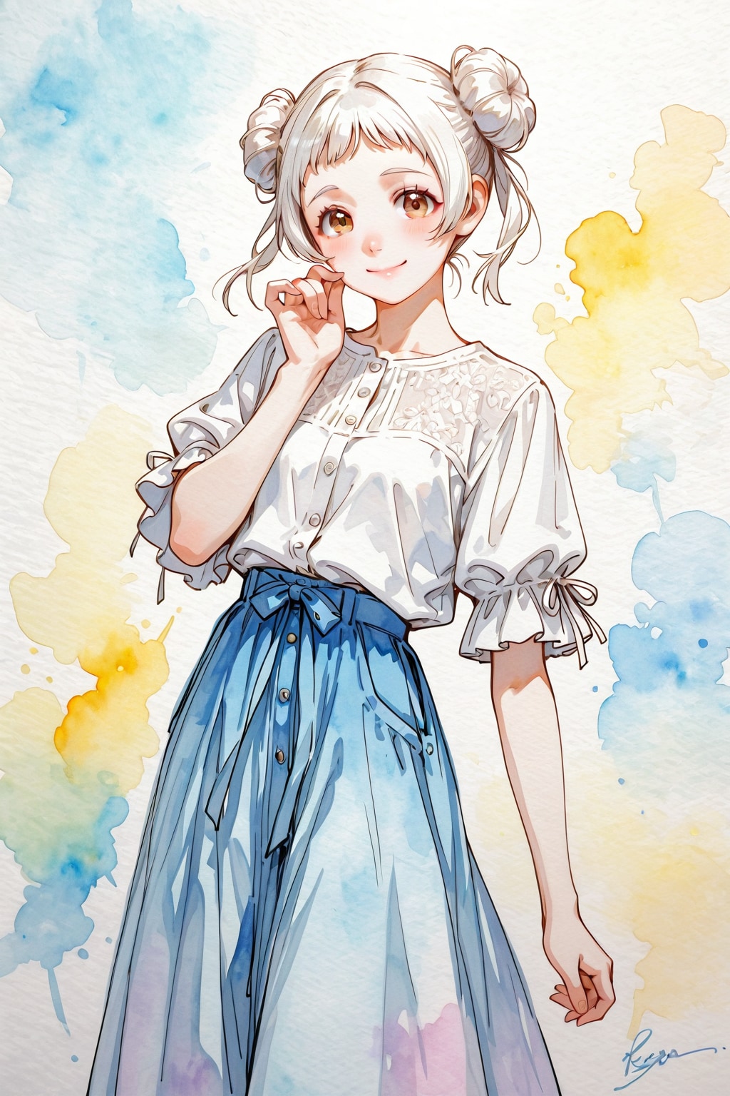 お団子白ちゃん