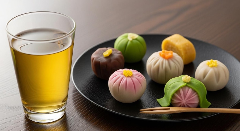 デザートの和菓子セット