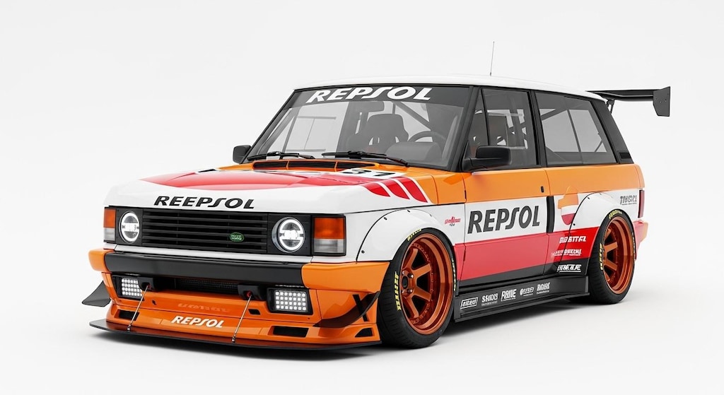 レプソルレンジローバーレーシングカー