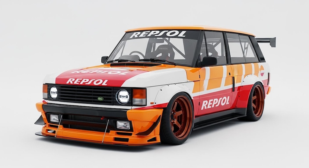 レプソルレンジローバーレーシングカー