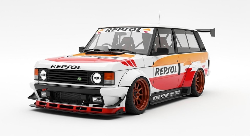 レプソルレンジローバーレーシングカー