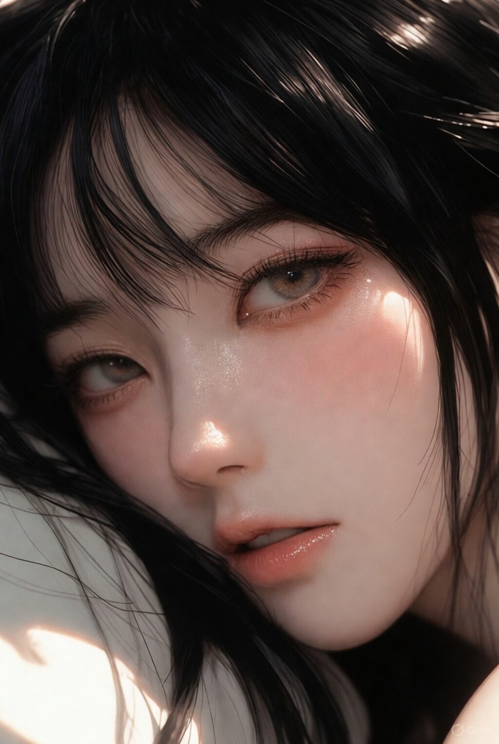 黒髪ロングの美女４６