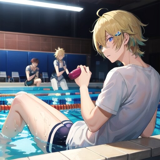 アオハルの鏡音レン2 | の人気AIイラスト・グラビア