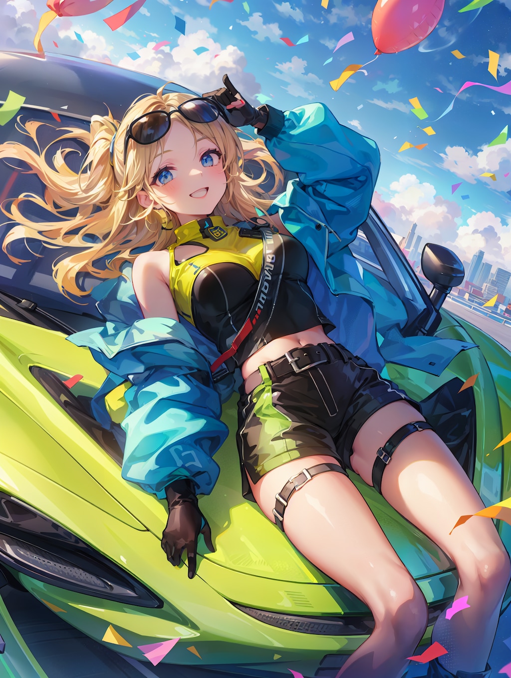 レース前の撮影会