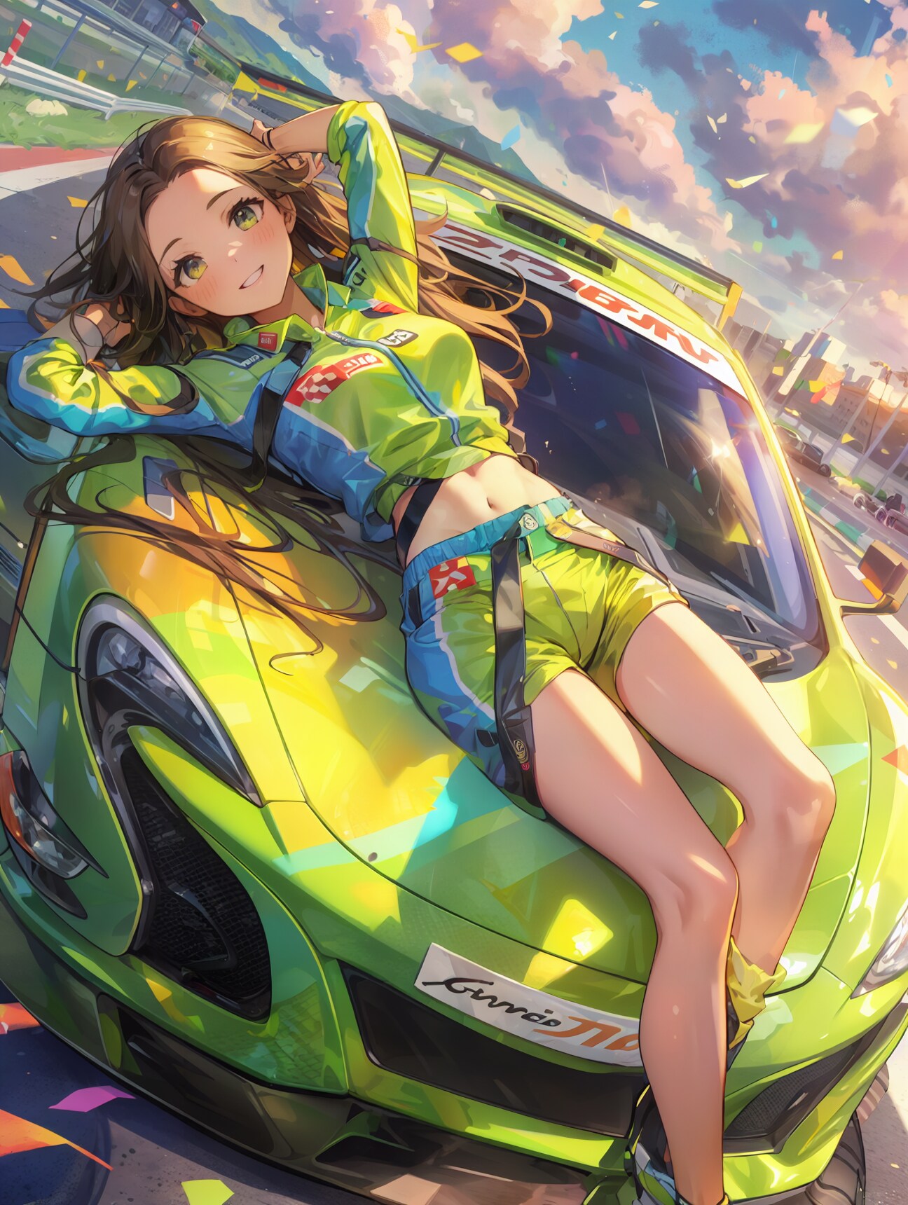 レース前の撮影会 | の人気AIイラスト・グラビア