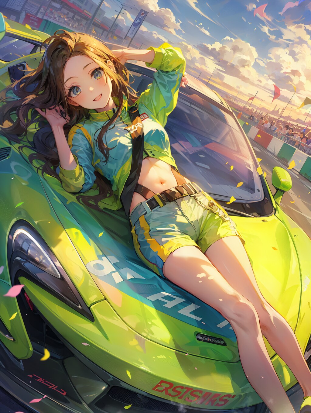 レース前の撮影会