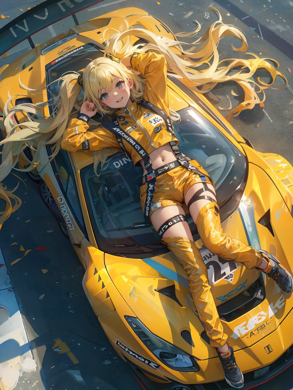 レース前の撮影会