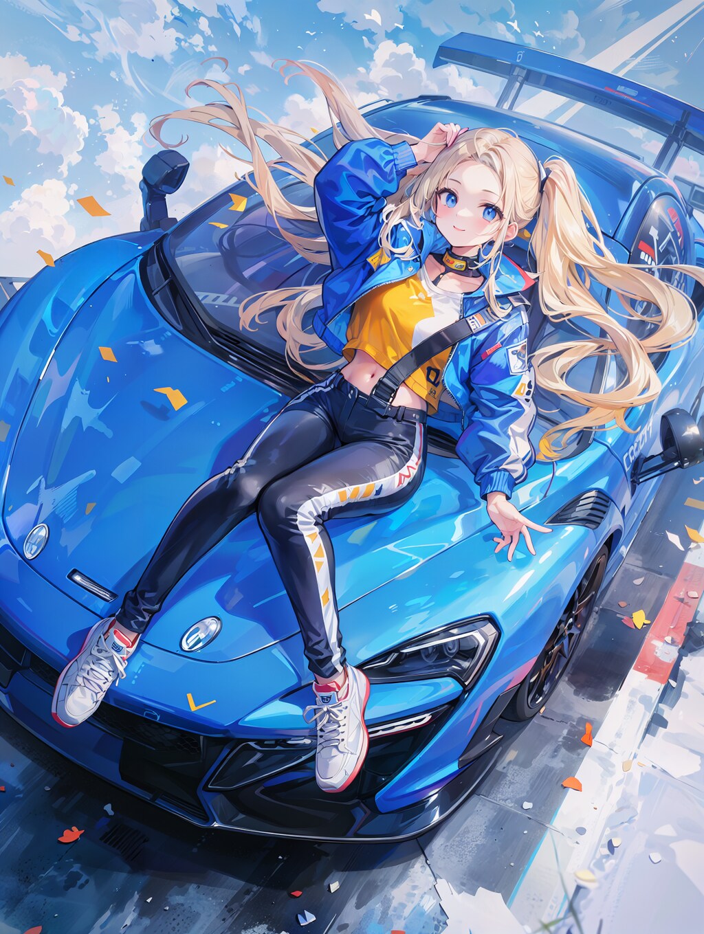 レース前の撮影会