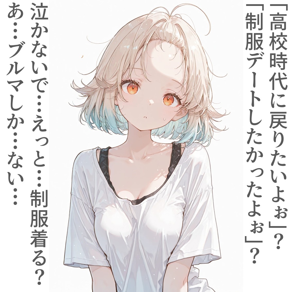 2コマでブルマのお姉さん