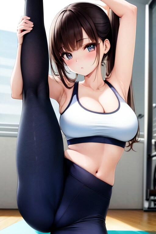 ヨガパンツストレッチ