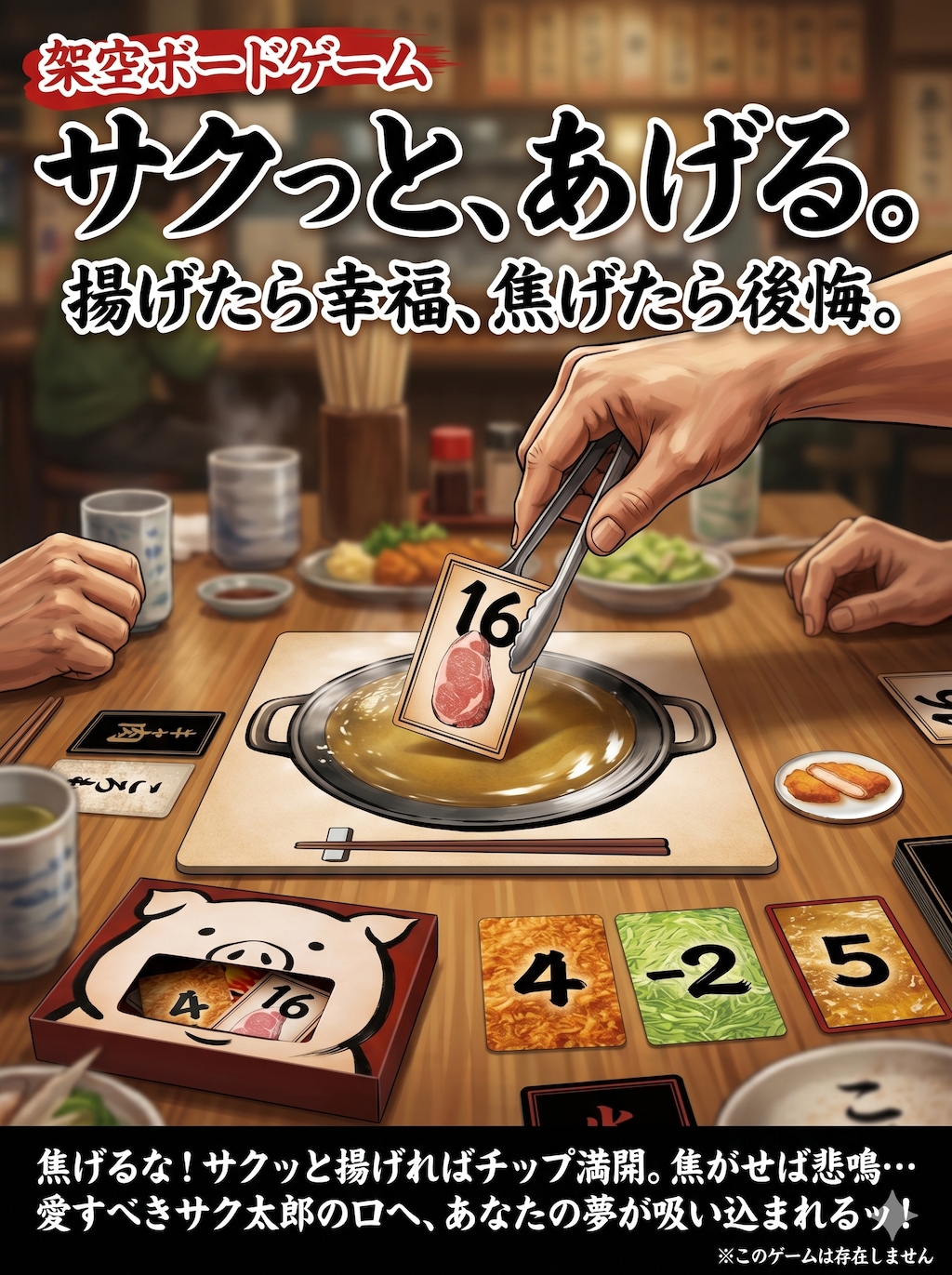 サクっと、あげる。