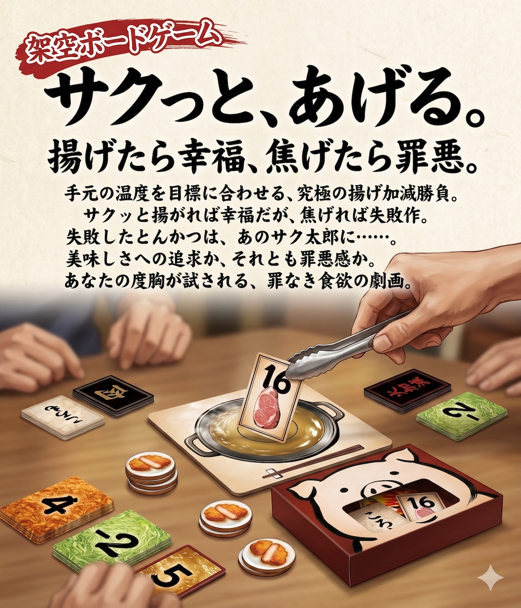 サクっと、あげる。