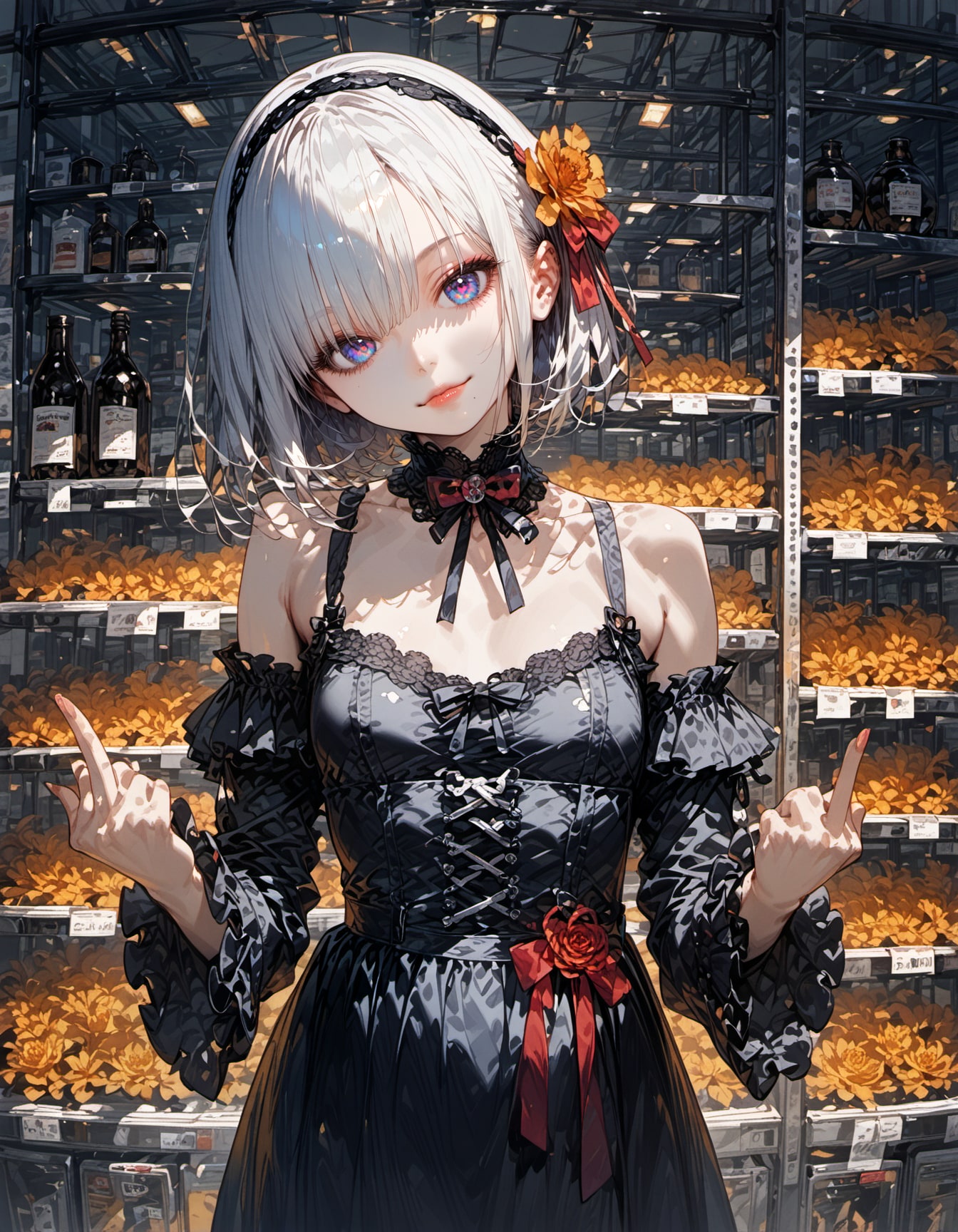 Gothic Shelf | の人気AIイラスト・グラビア