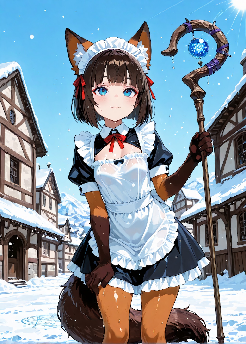 魔法の力で涼しくしましょ☃ - つばき
