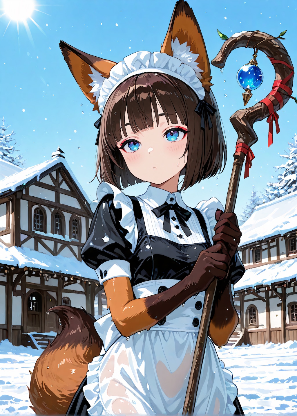 魔法の力で涼しくしましょ☃ - つばき