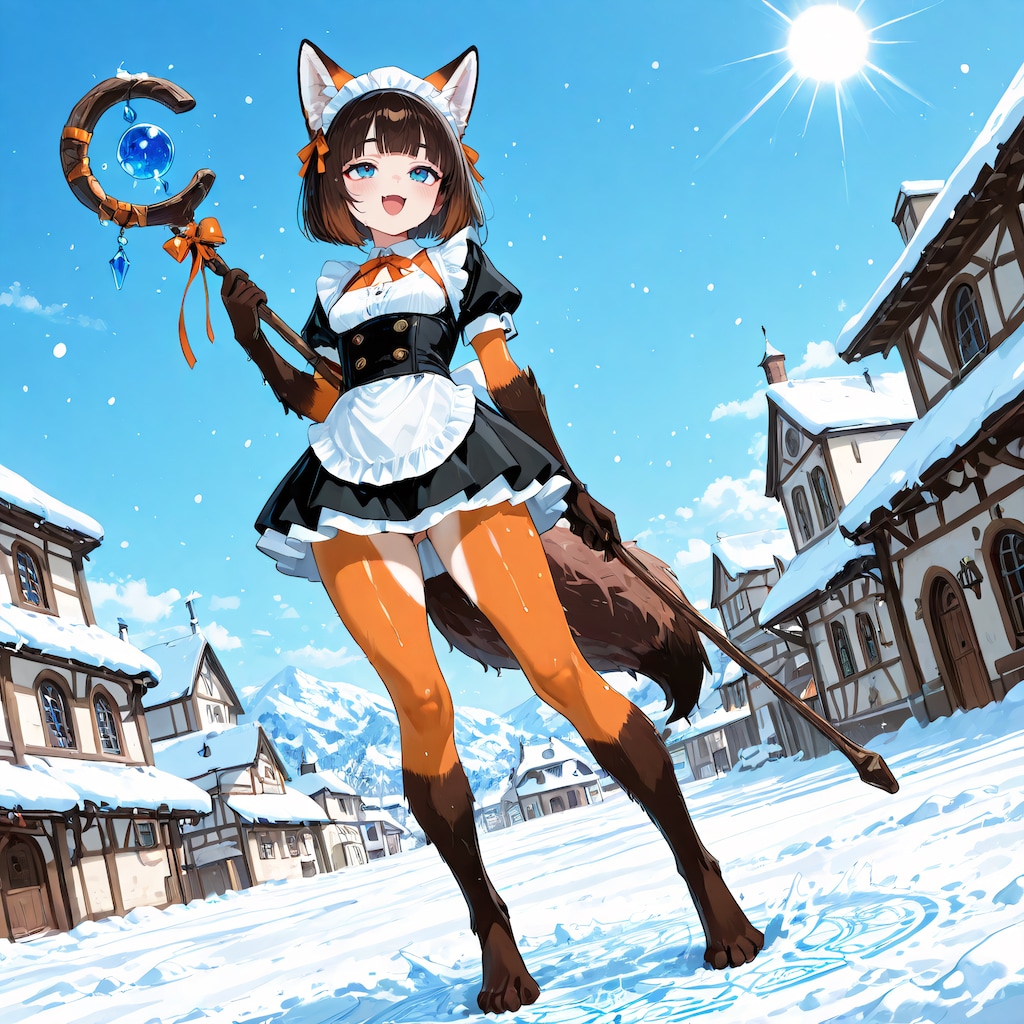 魔法の力で涼しくしましょ☃ - つばき