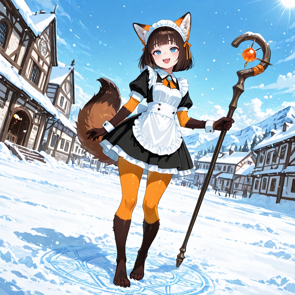 魔法の力で涼しくしましょ☃ - つばき