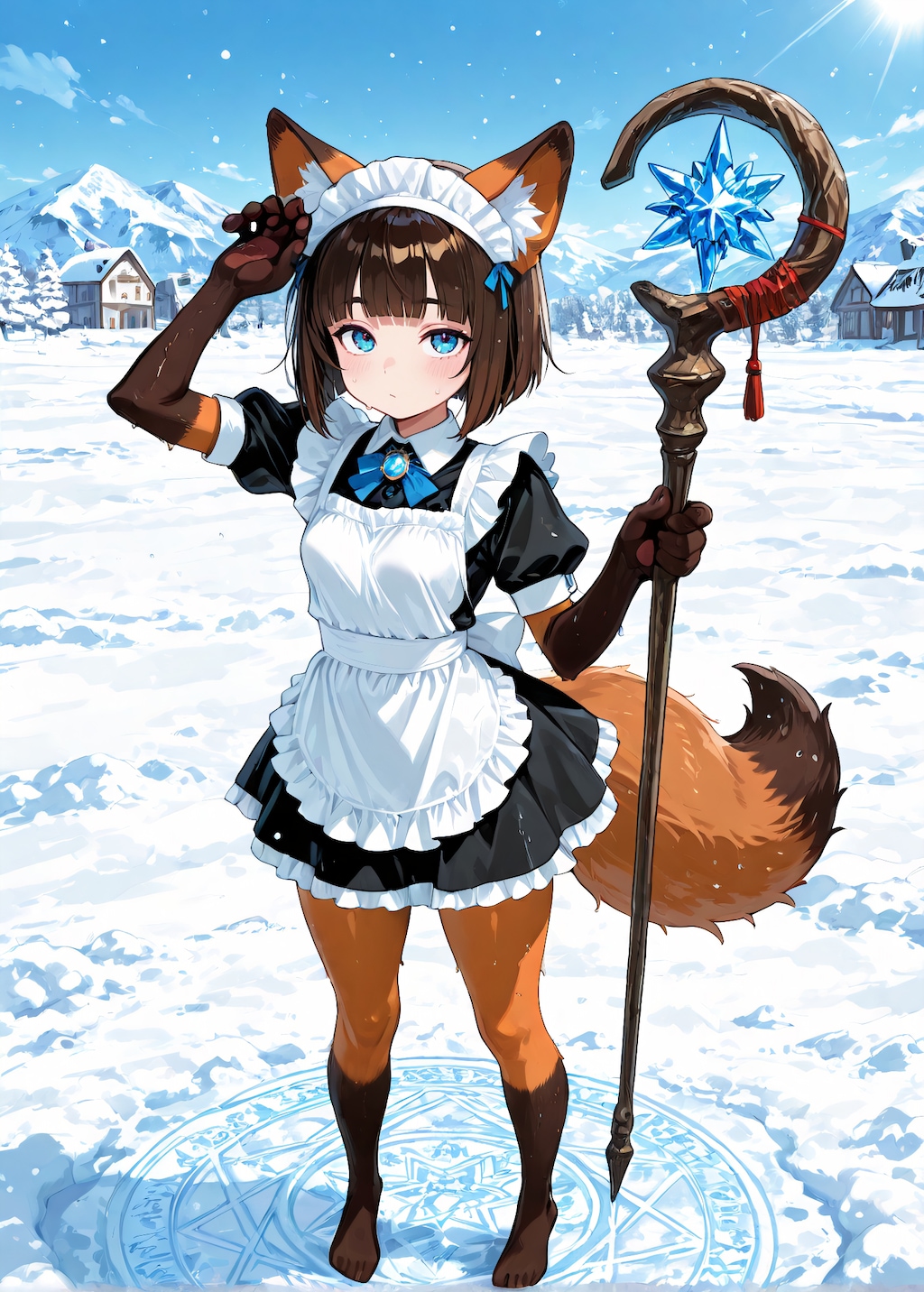 魔法の力で涼しくしましょ☃ - つばき