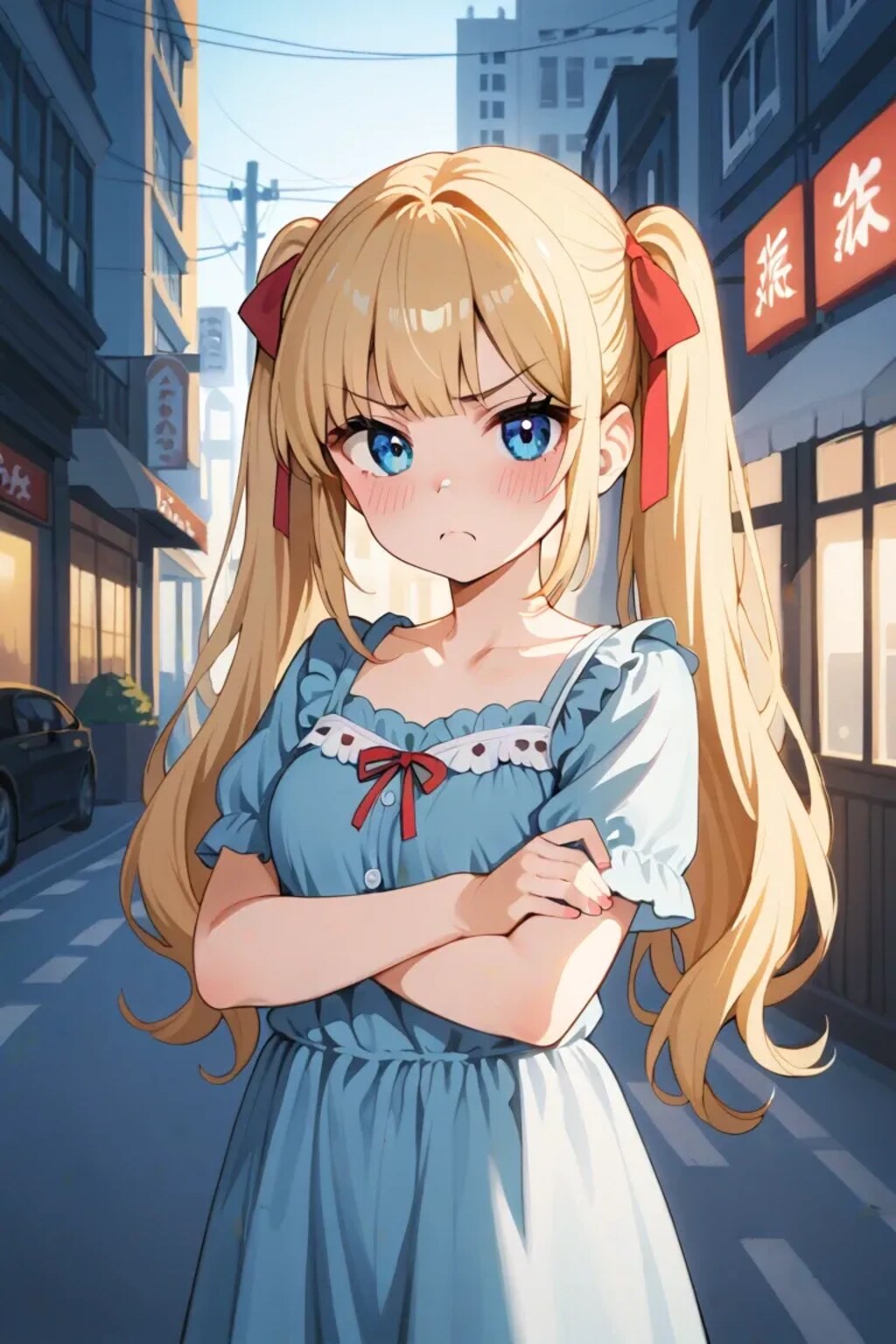 不機嫌な金髪少女が可愛すぎる🥺