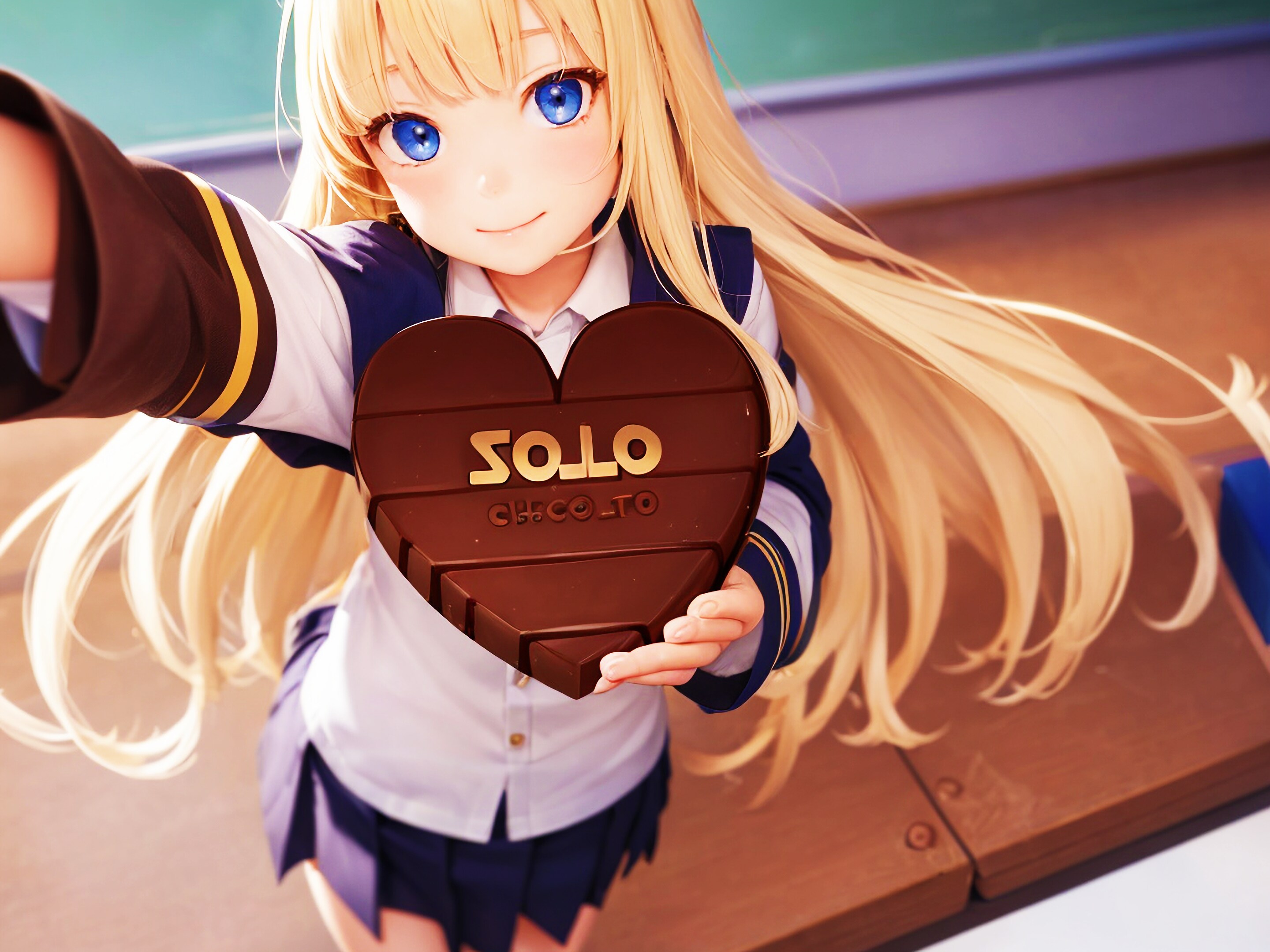 チョコもらって～！