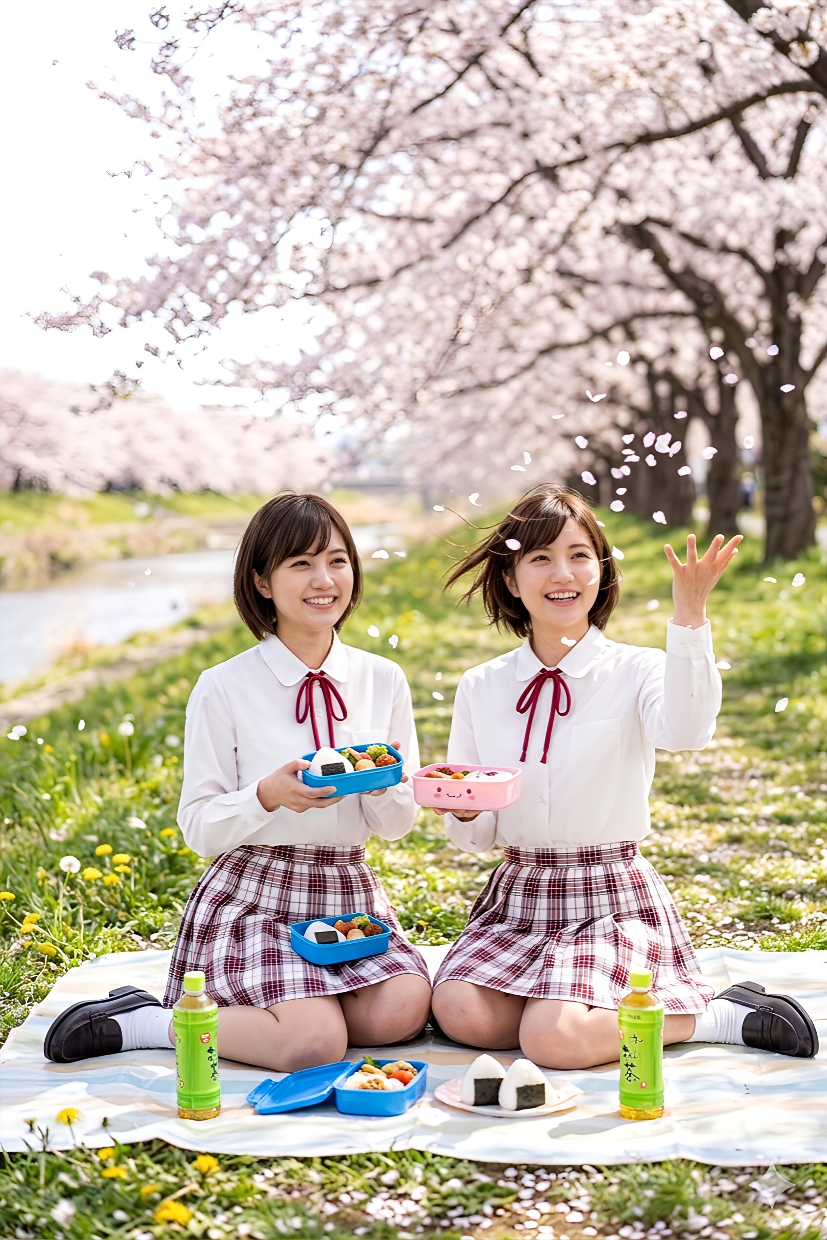 お花見のひとコマ