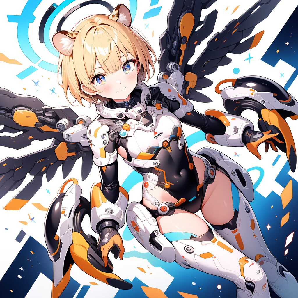 トラ耳パワードスーツ天使娘